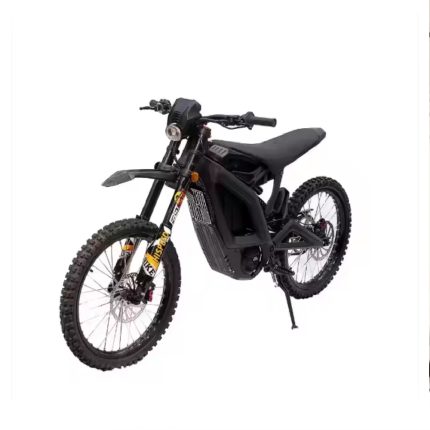 Go Traxx- K2 Electric Dirt Bike w/44 mi Max Range & 50 mph Max Speed-Black Electric Bike High-Powered Performance