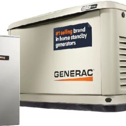 generac 10kW Standby Generator with 16-Circuit Transfer Switch WiFii Enabled QwikPads + Battery