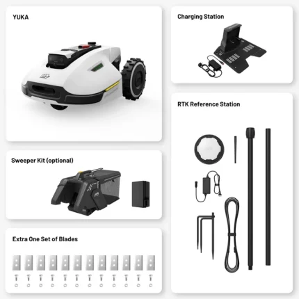 MAMMOTION YUKA  2000㎡ Perimeter Wire Free Robot Lawn Mower